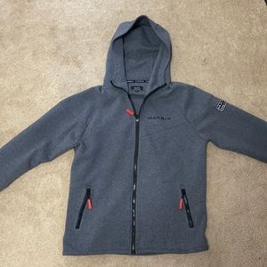 Thick grey matrix hoodie